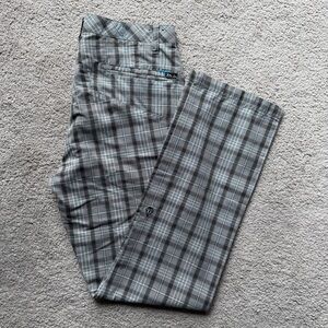 Volcom Plaid Chino Pants 32x32